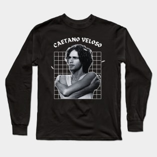 Caetano veloso --- 70s retro style art Long Sleeve T-Shirt